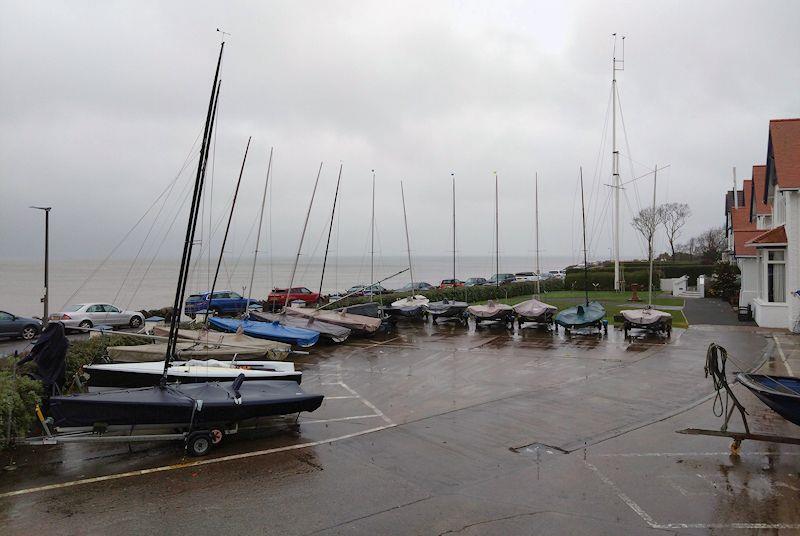 Too much wind at the conclusion of the Rockshore Bosun Bobs RS400 Winter Series at Royal North of Ireland YC - photo © Robert Hastings