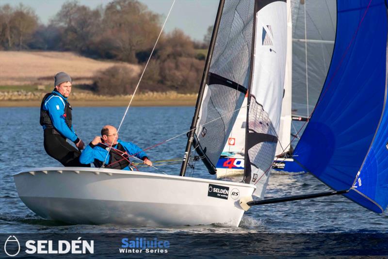 Ollie Groves & Martin Pen finish 3rd in the Fast Handicap fleet in the Gill Grafham Grand Prix photo copyright Tim Olin / www.olinphoto.co.uk taken at Grafham Water Sailing Club and featuring the RS400 class