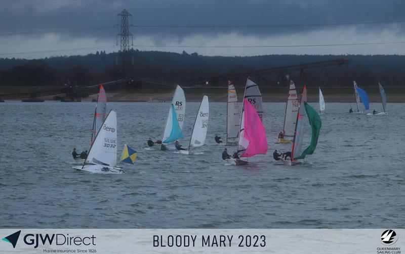 GJW Direct Bloody Mary 2023 photo copyright Mark Jardine taken at Queen Mary Sailing Club and featuring the RS400 class