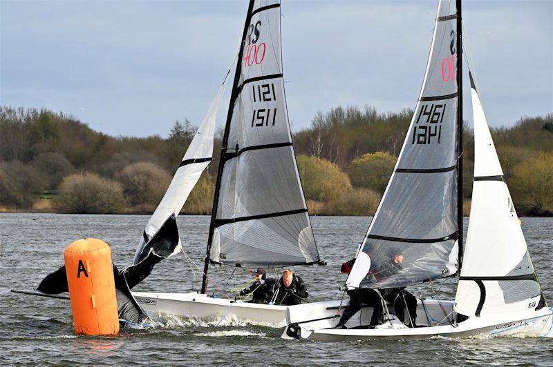 Winter Championships sponsored by Trident UK and Rooster at Leigh & Lowton photo copyright Dave Heaton taken at Leigh & Lowton Sailing Club and featuring the RS400 class