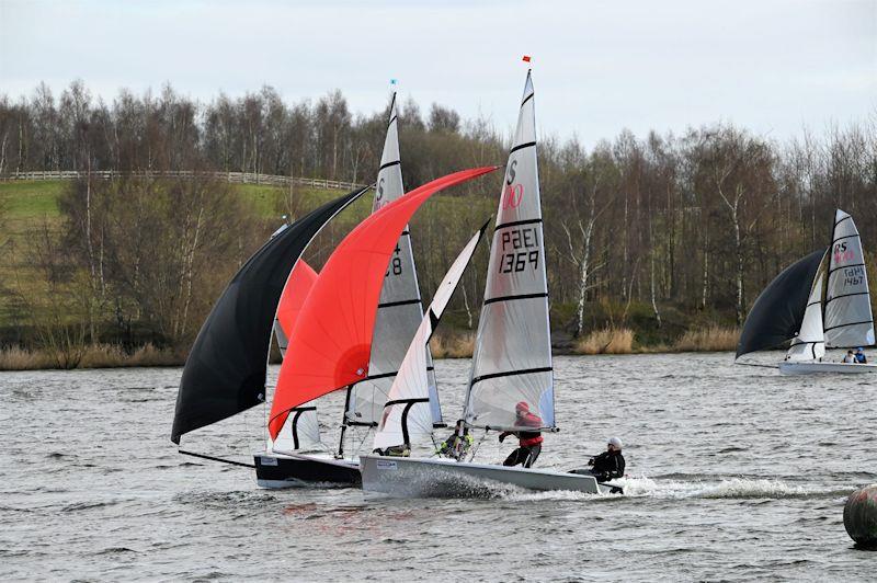 Winter Championships sponsored by Trident UK and Rooster at Leigh & Lowton photo copyright Dave Heaton taken at Leigh & Lowton Sailing Club and featuring the RS400 class