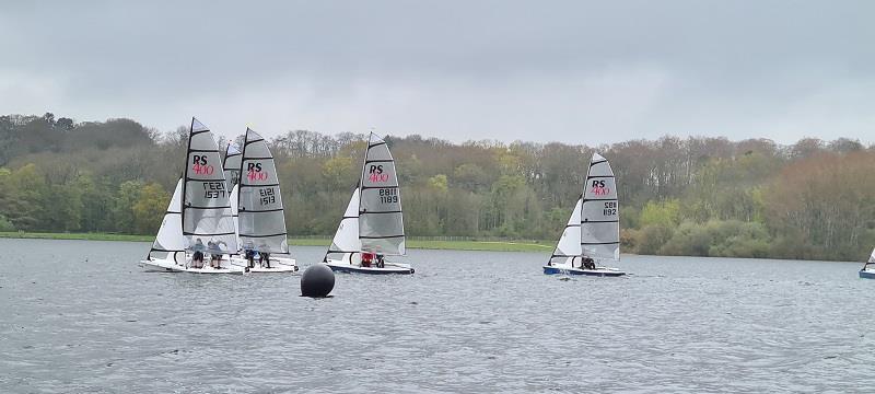 RS400s during the Harken RS Sprints at Rutland photo copyright Malcolm McGregor taken at Rutland Sailing Club and featuring the RS400 class