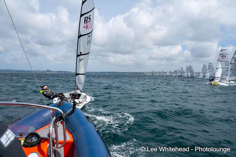 Noble Marine Rooster RS400 National Championships 2023 day 5 photo copyright Lee Whitehead / Photolounge taken at Mount's Bay Sailing Club, England and featuring the RS400 class