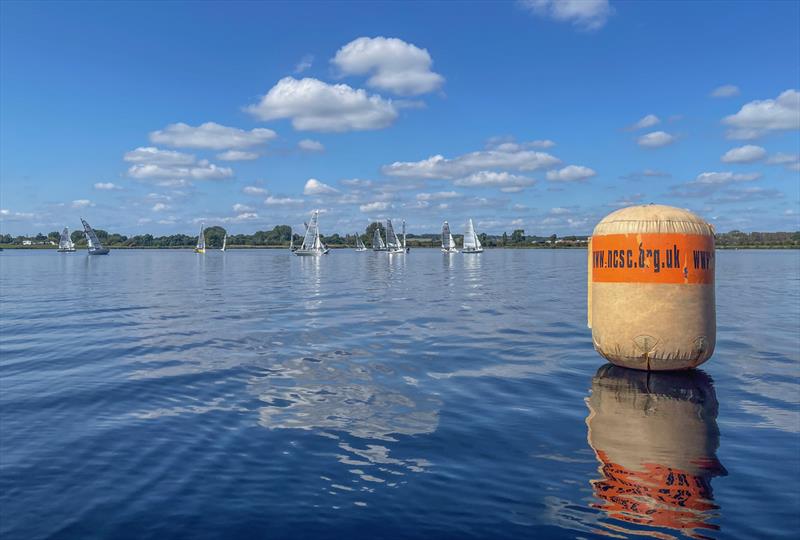 Light winds during the RS400 Northern Championship 2023 at Notts County  photo copyright David Eberlin taken at  and featuring the RS400 class