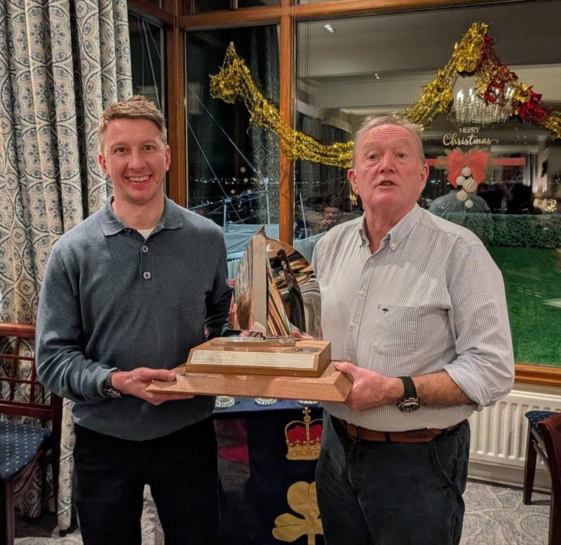 Rockshore / Bosun Bob's RS400 Winter Series at the Royal North of Ireland Yacht Club prize giving - Liam and Rick photo copyright Rose White taken at Royal North of Ireland Yacht Club and featuring the RS400 class