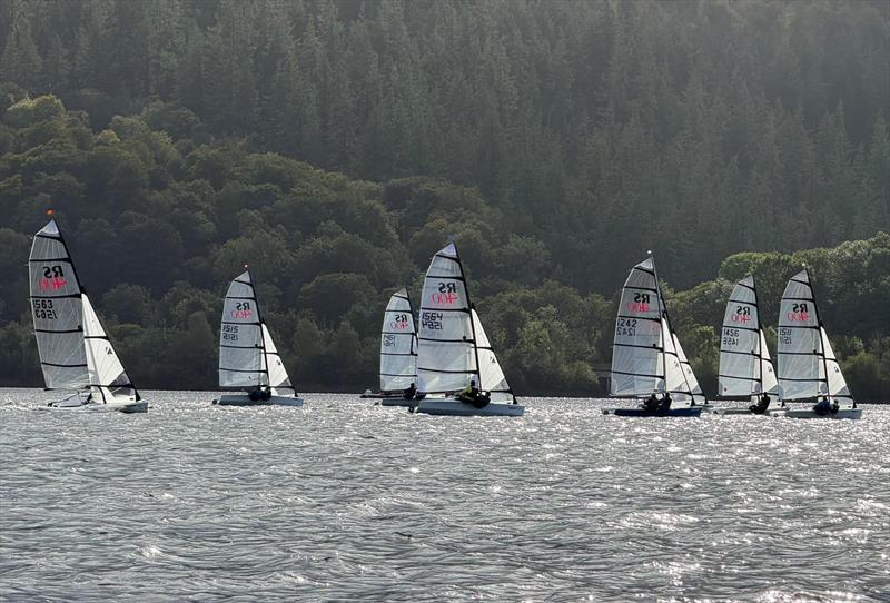 RS400 fleet at the Trident-UK Great North Asymmetric Challenge photo copyright Arthur Dembinski taken at Bassenthwaite Sailing Club and featuring the RS400 class