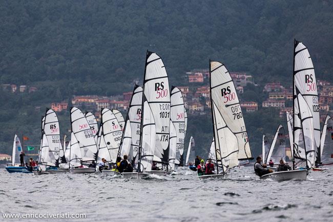 RS500 Italian Nationals on Lake Como photo copyright Enrico Civeriati / www.enricociveriati.com taken at Circolo vela Bellano and featuring the RS500 class