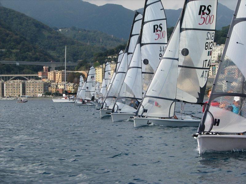 RS100/500 Euro Grand Prix at Genoa, Italy photo copyright Jon Partridge taken at Circolo Nautico Ugo Costaguta and featuring the RS500 class