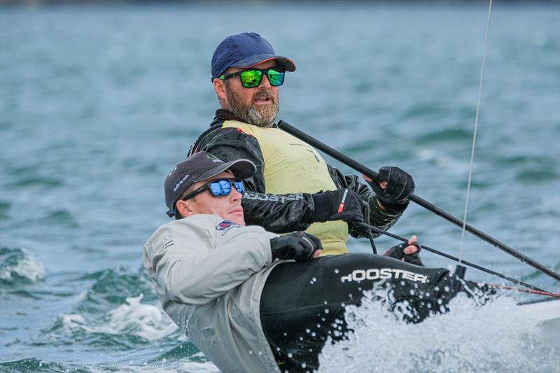 Edd Whitehead and Ben Whaley photo copyright Tania Hutchings / www.50northphotography.co.uk taken at Royal Torbay Yacht Club and featuring the RS500 class