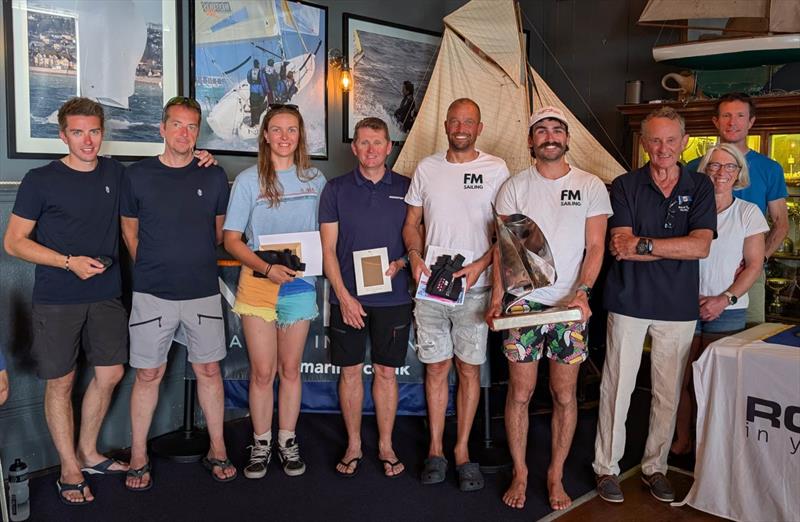 Noble Marine RS500 National Championship prizegiving - photo © Bob Penfold