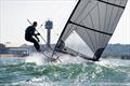 Will Russell about to head down the mine not long after the finish of Race 4 during the RS600 Rooster National Tour at Warsash