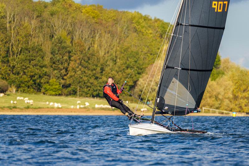 Matt Potter in the RS600 End of Seasons Regatta at Rutland photo copyright Natalie Smith taken at Rutland Sailing Club and featuring the RS600 class