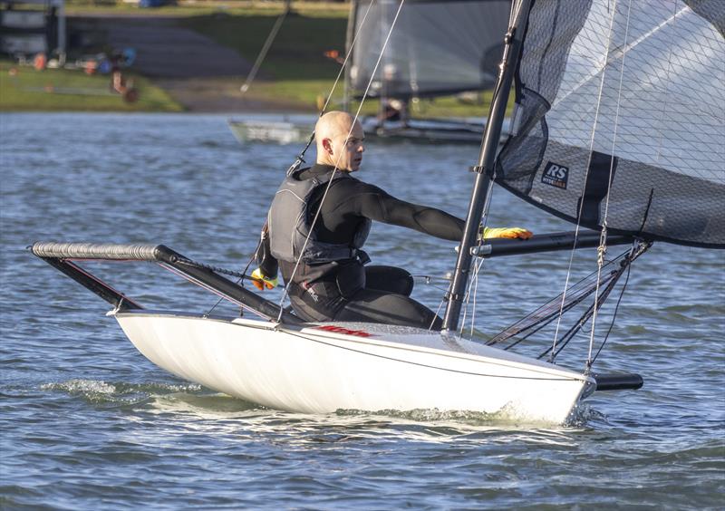 Jamie Mawson in his RS600, overall winner of the Notts County SC First of Year Race in aid of the RNLI - photo © David Eberlin