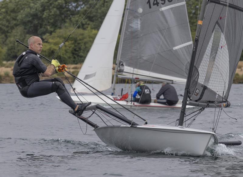 Jamie Mawson winning the fast fleet at the Notts County Sailing Club Annual Regatta photo copyright David Eberlin taken at Notts County Sailing Club and featuring the RS600 class