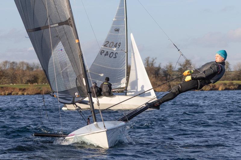 Jamie Mawson, second overall, at Notts County Sailing Club County Cooler - photo © David Eberlin