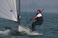 Trimming the kite on day 4 of the Noble Marine RS700 Nationals at Brighlingsea © William Stacey