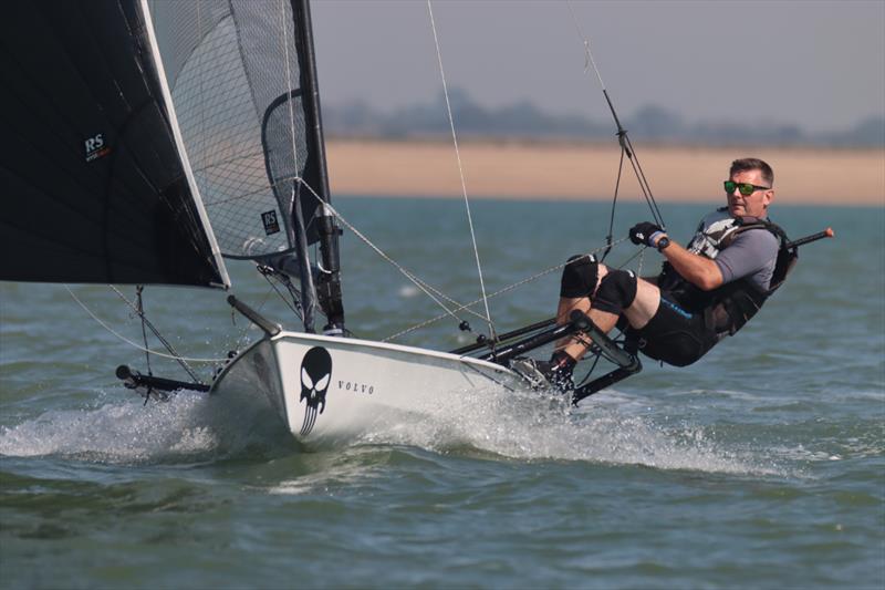 Richard Wadsworth on day 1 of the Noble Marine RS700 Nationals at Brighlingsea photo copyright William Stacey taken at Brightlingsea Sailing Club and featuring the RS700 class