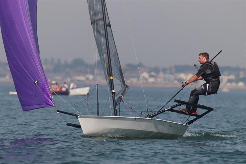 Phillip Highfield on day 3 of the Noble Marine RS700 Nationals at Brighlingsea photo copyright William Stacey taken at Brightlingsea Sailing Club and featuring the RS700 class