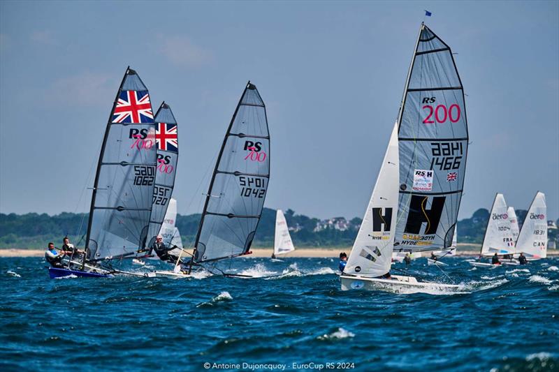 RS700 European Championship Day 1 photo copyright Antoine Dujoncquoy taken at Yacht Club de Carnac and featuring the RS700 class