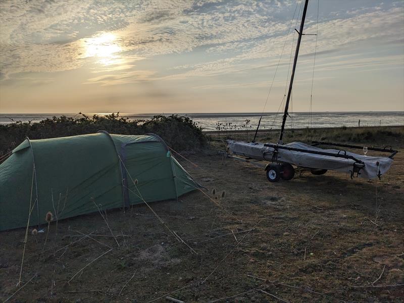 RS700 Snet Camping photo copyright Richard Wadsworth taken at Snettisham Beach Sailing Club and featuring the RS700 class