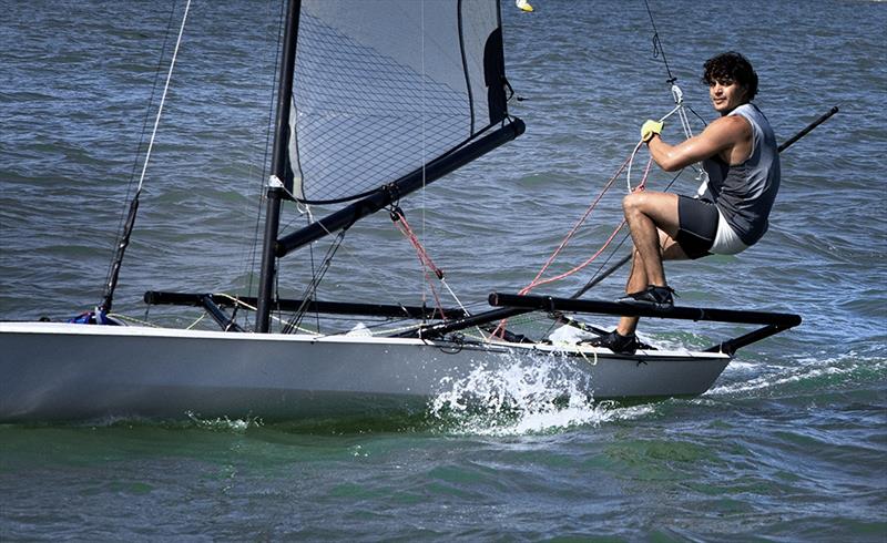 One of the six RS700s racing in the Performance Dinghy class - Mersea Week photo copyright Chrissie Westgate taken at West Mersea Yacht Club and featuring the RS700 class