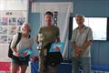 Winners Emma and Luke McEwen with Race Officer David Charlton after the Noble Marine RS800 Nationals at Brighlingsea © William Stacey