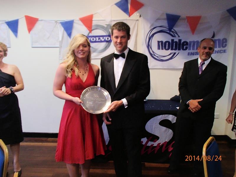 Matt Humphreys and Amy Cartwright win the Silver division silver plate