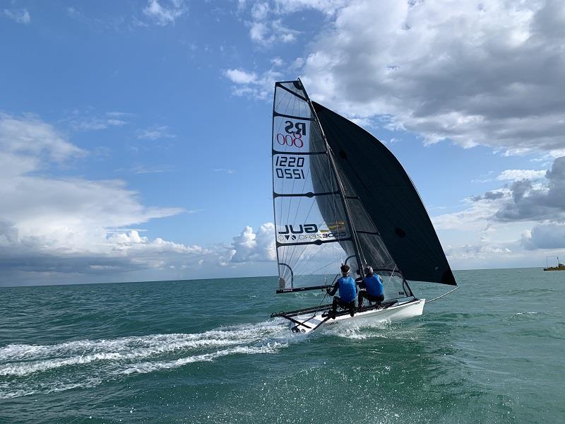 Day 3, Luke and Emma McEwen - Volvo Noble Marine RS800 Nationals - photo © Eastbourne Sovereign Sailing Club