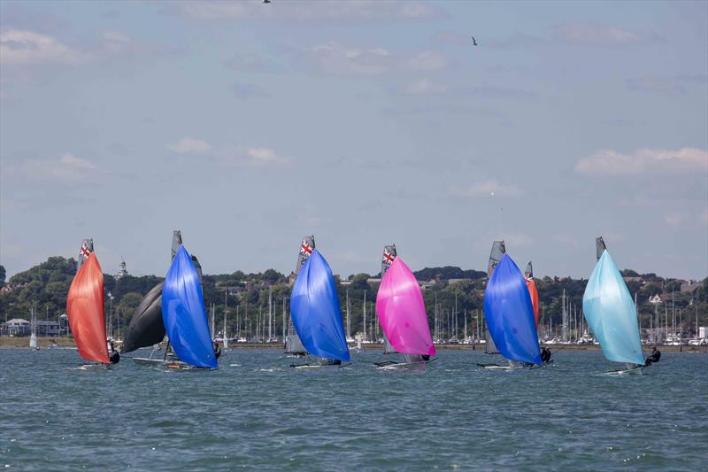 RS800 fleet at the Lymington Dinghy Regatta 2022 photo copyright Tim Olin / www.olinphoto.co.uk taken at Lymington Town Sailing Club and featuring the RS800 class