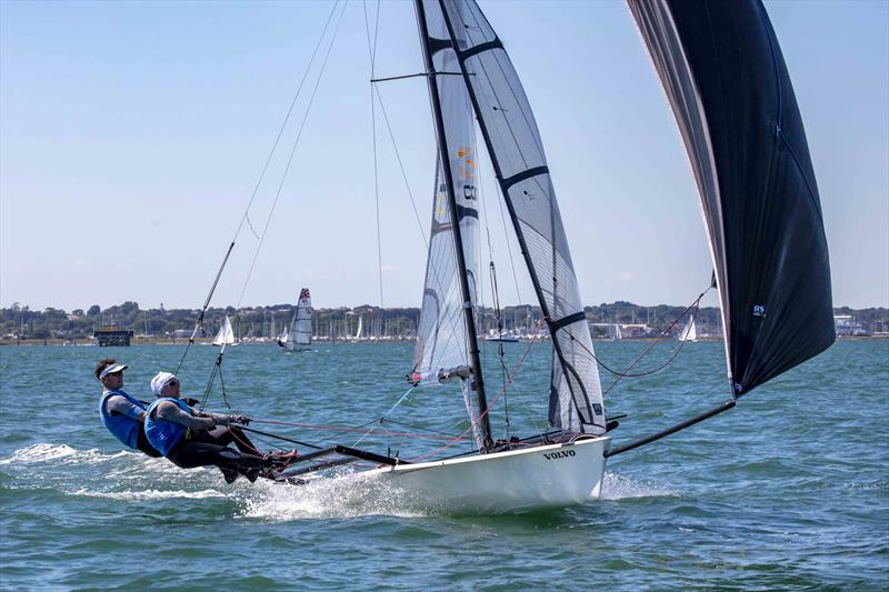 RLymYC's Luke and Emma McEwen, winners in the RS800 class at the 2022 Lymington Dinghy Regatta - photo © Tim Olin / www.olinphoto.co.uk