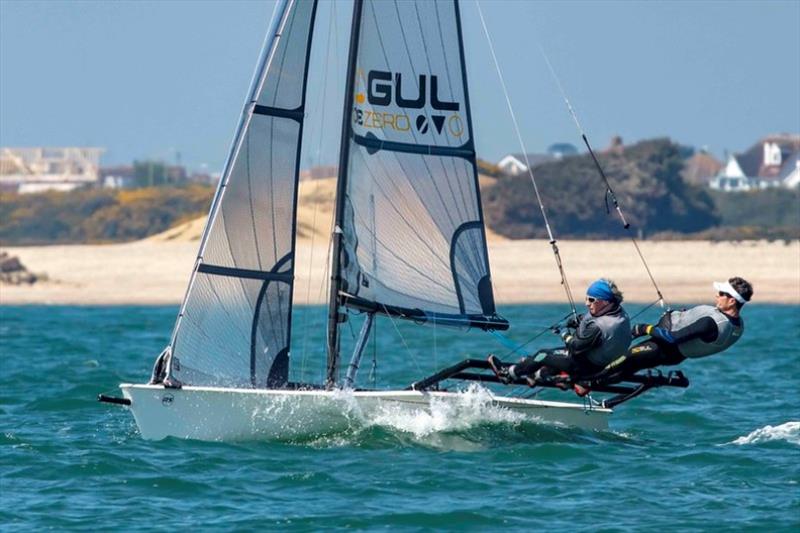 Luke and Emma McEwen - RS800 Rooster National Tour event number two at Stokes Bay SC - photo © Tim Olin / www.olinphoto.co.uk