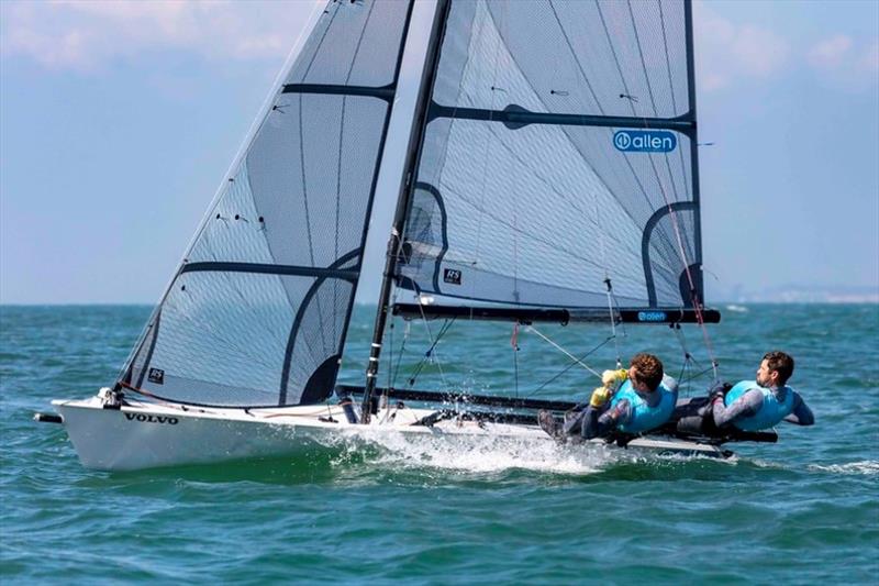 Tom Morris and Guy Filmore - RS800 Rooster National Tour event number two at Stokes Bay SC photo copyright Tim Olin / www.olinphoto.co.uk taken at Stokes Bay Sailing Club and featuring the RS800 class