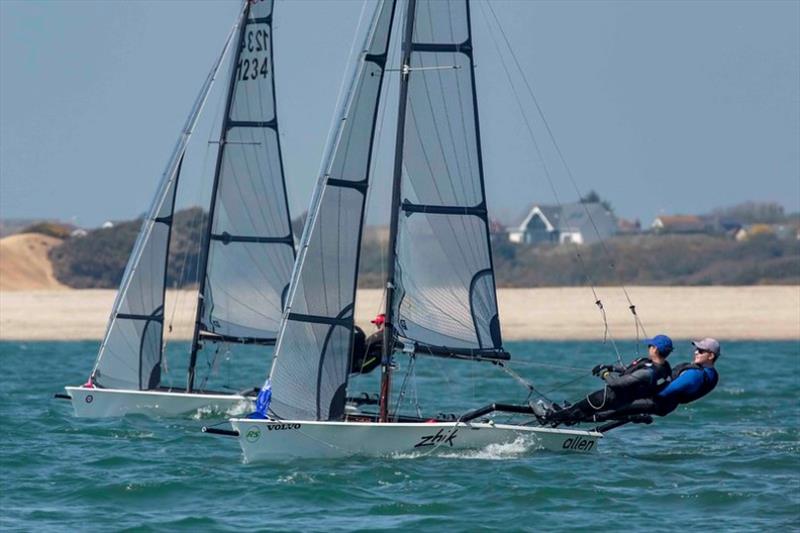 Leo Wilkinson and John Mather - RS800 Rooster National Tour event number two at Stokes Bay SC photo copyright Tim Olin / www.olinphoto.co.uk taken at Stokes Bay Sailing Club and featuring the RS800 class