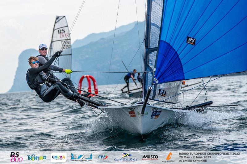 RS800 Europeans at Lake Garda, Italy Day 1 photo copyright Emilio Sabtinelli taken at Circolo Vela Torbole and featuring the RS800 class