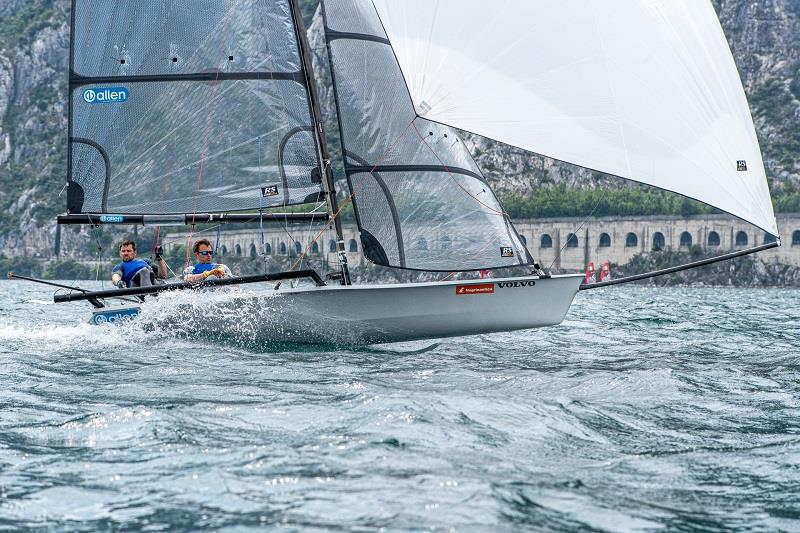 Tom Morris & Guy Filmore on RS800 Europeans at Lake Garda, Italy day 4 photo copyright Emilio Sabtinelli taken at Circolo Vela Torbole and featuring the RS800 class