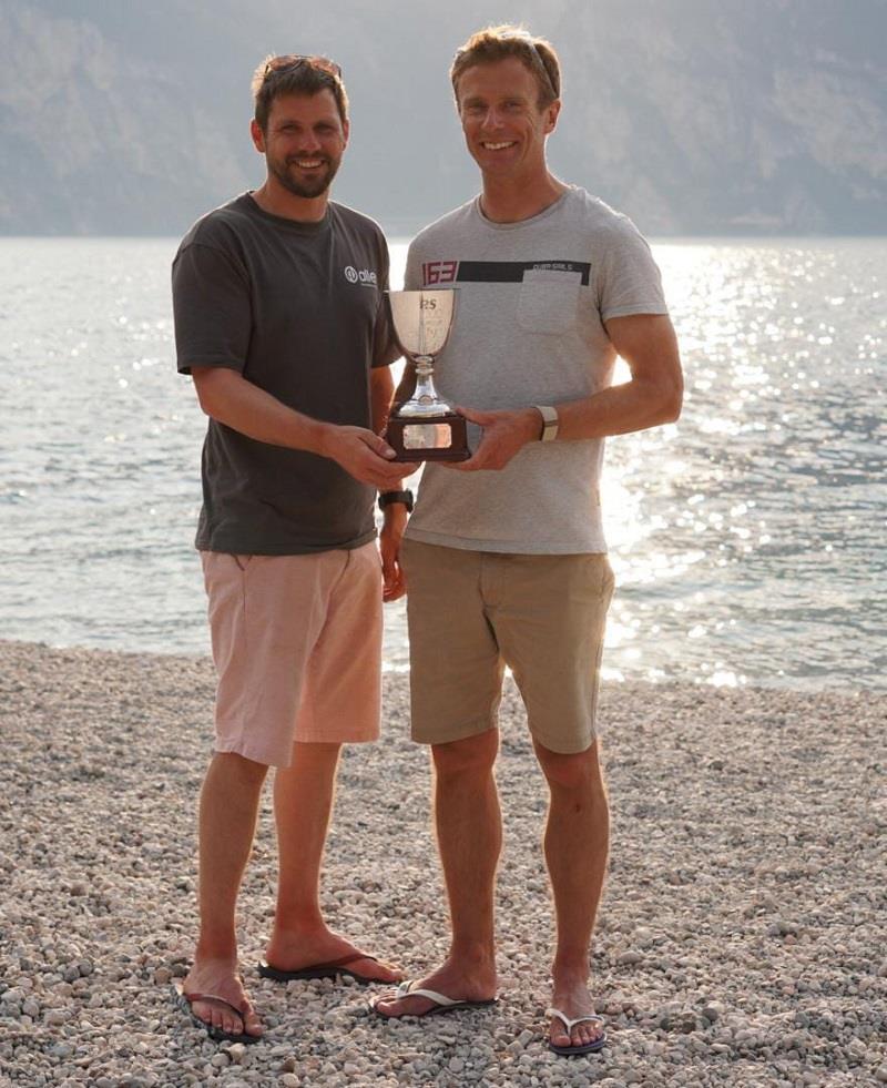 Tom Morris and Guy Fillmore win the RS800 Europeans at Lake Garda, Italy photo copyright Anna Prescott taken at Circolo Vela Torbole and featuring the RS800 class