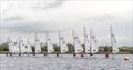 Lining up for the start during the RS Aero Northern Tour Open at Notts County