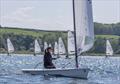 Rebbecca Ogden third overall at the Notts County Sailing Club Aero Open © David Eberlin