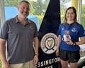 RS Aero Western Championships 2025: Event sponsor Cillian Griffith, Covy Water Sport with Irish Aero Western Champion Sophie Crosbie (RCYC) © Noel Butler