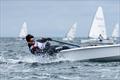 Noah Carden gaining his first win in an international race - RS Aero 5 Youth Worlds at the RS Games, Travemünder Woche &copy; Phil Jackson / www.digitalsailing.co.uk