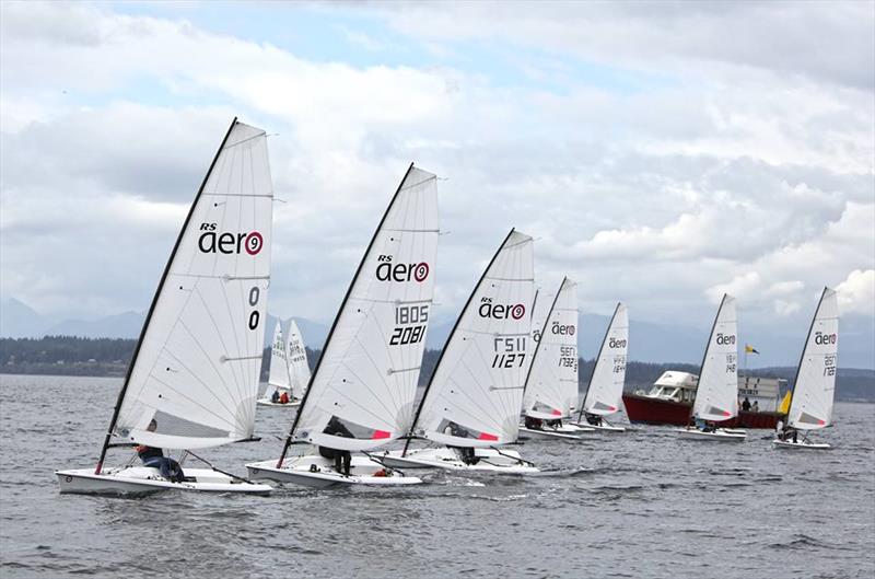 RS Aeros at the Puget Sound Sailing Championship photo copyright Jan Anderson taken at Corinthian Yacht Club of Seattle and featuring the  class