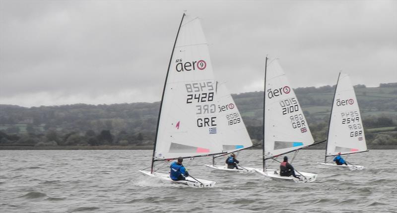 Downwind during the RS Aero Inlands, Ladies & Masters Championship at Chew Valley Lake photo copyright Mike Pearce taken at Chew Valley Lake Sailing Club and featuring the  class