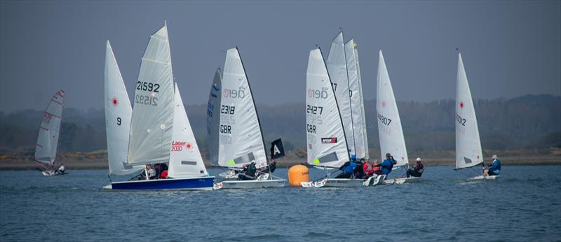 Keyhaven Yacht Club Easter Regatta photo copyright Nick Boxall taken at Keyhaven Yacht Club and featuring the  class