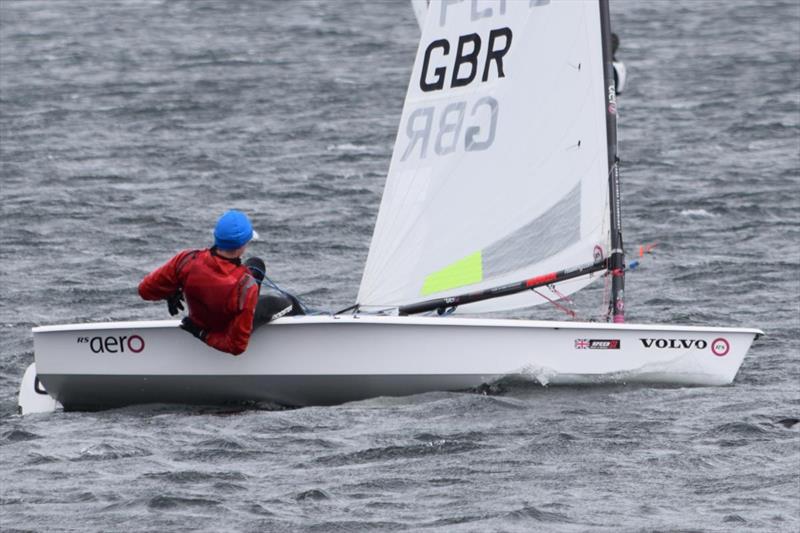 Tim Hire, Aero 7 winner at the Island Barn RS Aero Open photo copyright Paul Wright-Anderson taken at Island Barn Reservoir Sailing Club and featuring the  class