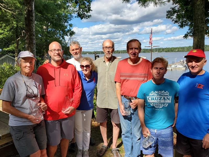 Prize winners in the RS Aeros at the Massapoag YC 70th Annual Regatta - photo © Massapoag YC