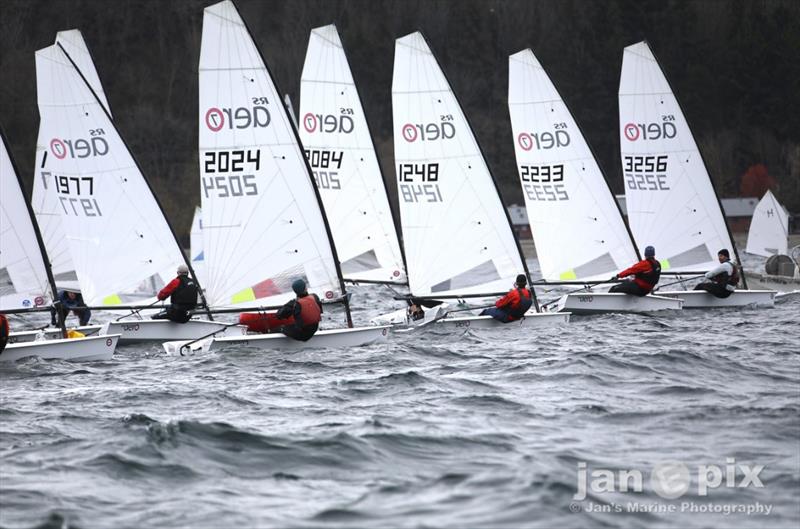 RS Aeros at the Turkey Bowl Regatta  photo copyright Jan Anderson taken at Corinthian Yacht Club of Seattle and featuring the  class