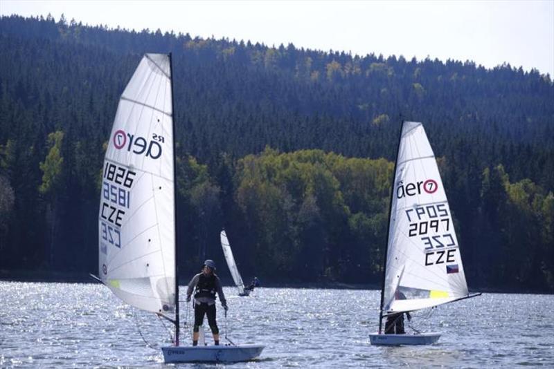 RS Aeros at Lipno Lake photo copyright Czech RS Sailors taken at  and featuring the  class