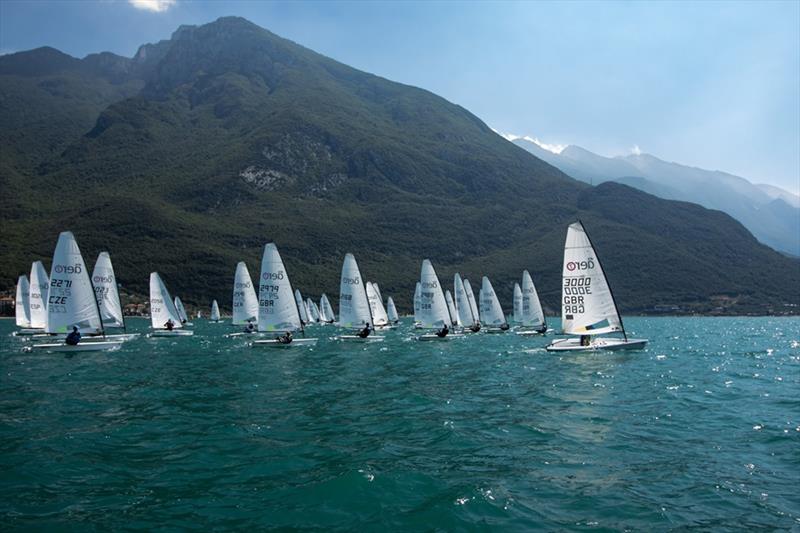 2019 RS Aero European Championship - Day 1 photo copyright RS Sailing taken at Fraglia Vela Malcesine and featuring the  class