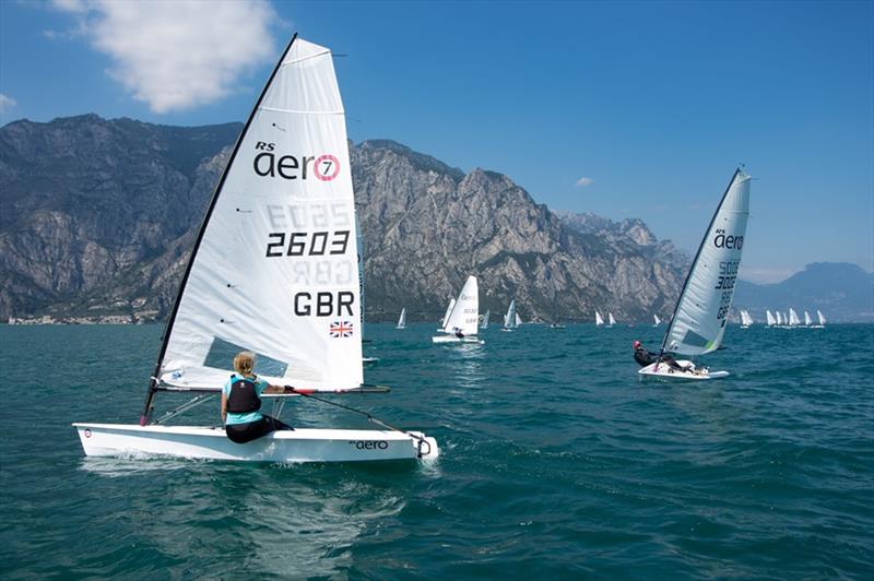 2019 RS Aero European Championship - Day 2 photo copyright RS Sailing taken at Fraglia Vela Malcesine and featuring the  class