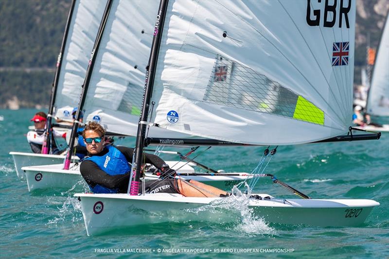 Ben Rolfe GBR, RS Aero European Championship, Lake Garda Italy, August 2019 photo copyright Fraglia Vela Malcesine taken at Fraglia Vela Malcesine and featuring the  class